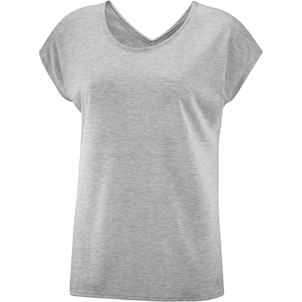 Salomon Israel COMET SS W - Womens T shirts - Grey (IJLC-05289)